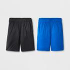 Boys' 2pk Activewear Shorts - Cat & Jack Charcoal/blue