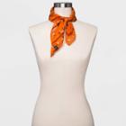 Women's Floral Print Bandana - Universal Thread Orange