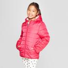 Girls' Puffer Jacket - Cat & Jack Red