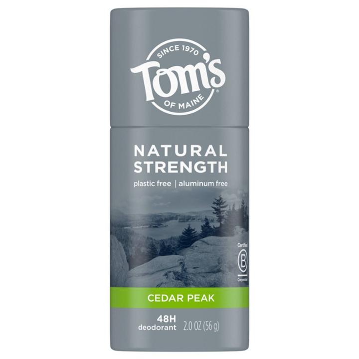 Tom's Of Maine Men's Plastic-free Natural Strength Cedar Peak
