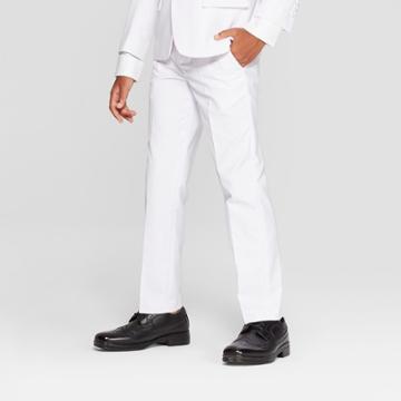Wd·ny Black Boys' Suit Pants White 6 - Wd.ny Black
