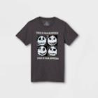 Boys' Disney Jack This Is Halloween Short Sleeve Graphic T-shirt - Charcoal Gray