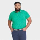 Men's Big & Tall Supima Cotton Printed Polo Shirt - All In Motion Dark