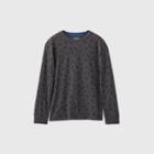 Boys' Long Sleeve Printed T-shirt - Cat & Jack Dark Gray