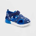 Toddler Boys' Surprize By Stride Rite Mantas Light-up Fisherman Sandals - Navy Blue