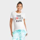 Short Sleeve One Loved Mama Maternity T-shirt - Isabel Maternity By Ingrid & Isabel White