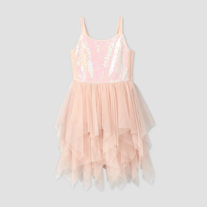 Girls' Sequin Fairy Hem Dress - Cat & Jack