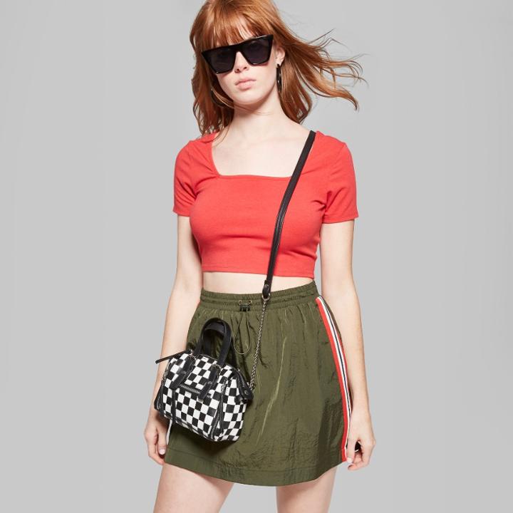 Women's A-line Athletic Skirt - Wild Fable Olive M, Size: