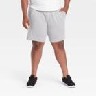 Men's Big & Tall 9 Training Shorts - All In Motion Light Gray