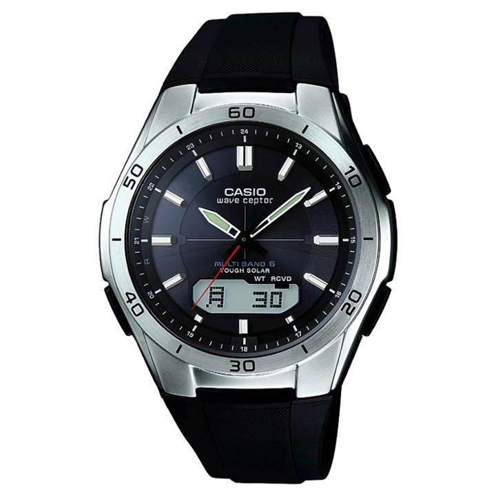Casio Men's Waveceptor Wristwatch - Black