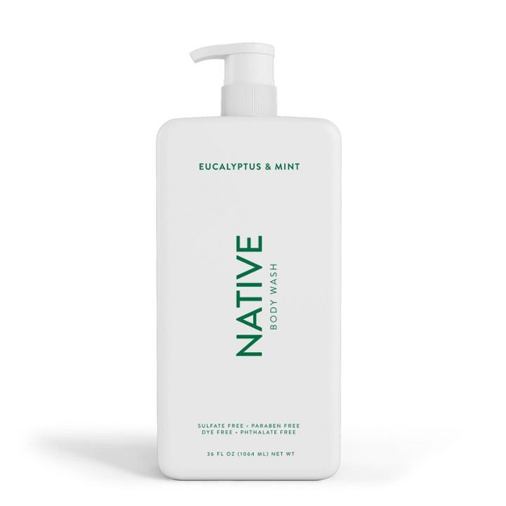 Native Eucalyptus And Mint Body Wash With Pump