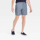 Men's 7 Flat Front Shorts - Goodfellow & Co Chambray Blue