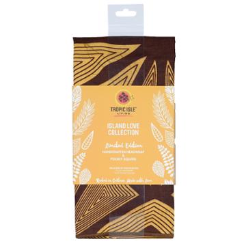 Tropic Isle Living Island Love Collection Limited Edition Handcrafted Headwrap & Pocket Square - Clarendon, Kids Unisex,