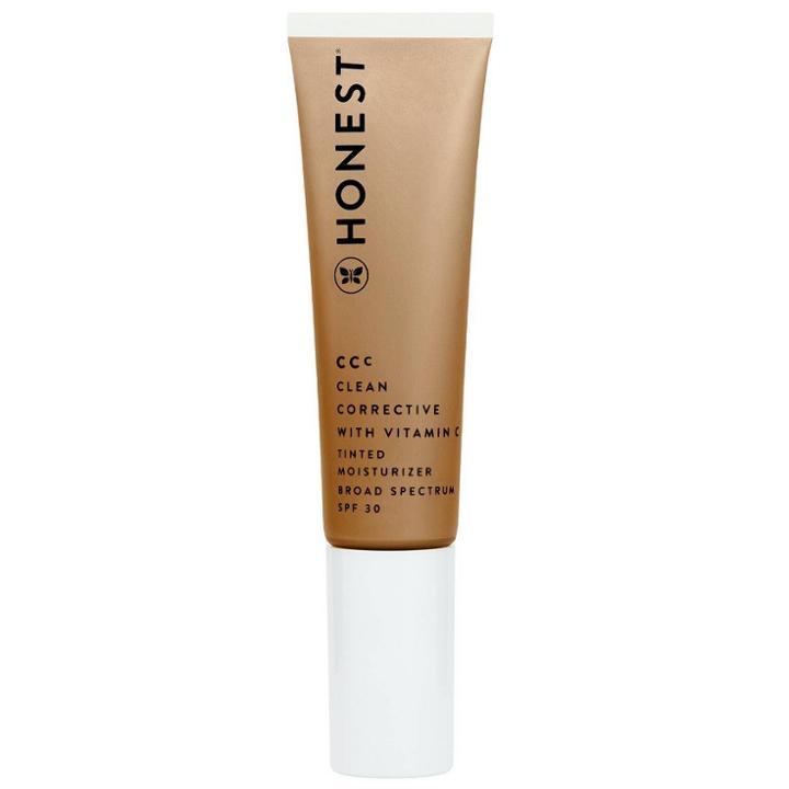 Honest Beauty Cc Tinted Moisturizer With Vitamin C Broad Spectrum - Spf 30 - Sahara