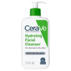 Cerave Face Wash, Hydrating Facial Cleanser For Normal To Dry Skin With Hyaluronic Acid, Ceramides And Glycerin