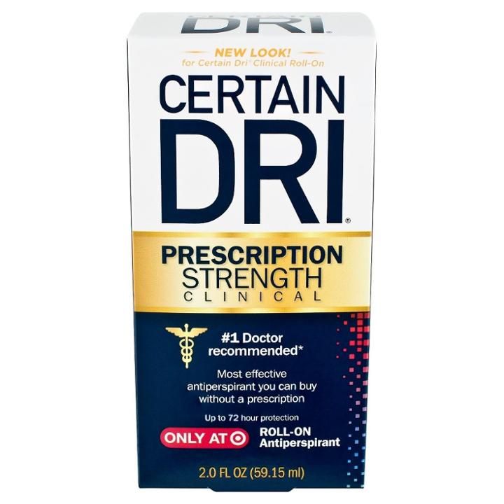 Target Certain Dri Prescription Strength Clinical Roll-on Antiperspirant