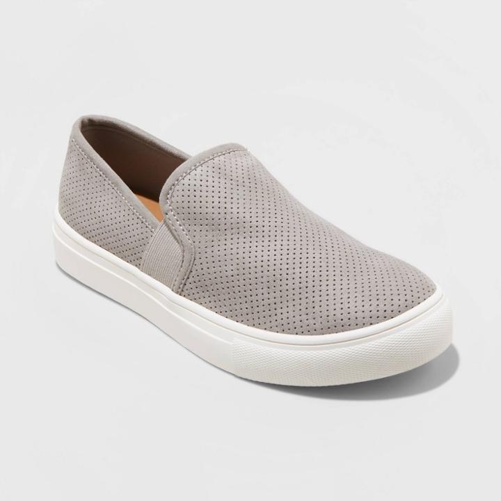Women's Rose Twin Gore Sneakers - Universal Thread Gray