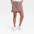 Women's Stretch Woven Skorts 18.5 - All In Motion Brown