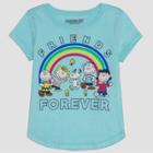 Girls' Peanuts Friends Forever Short Sleeve T-shirt - Blue