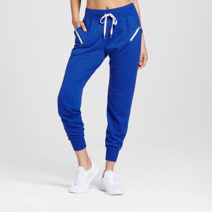 Women's Light Weight French Terry Zipper Detail Jogger - Evolve By