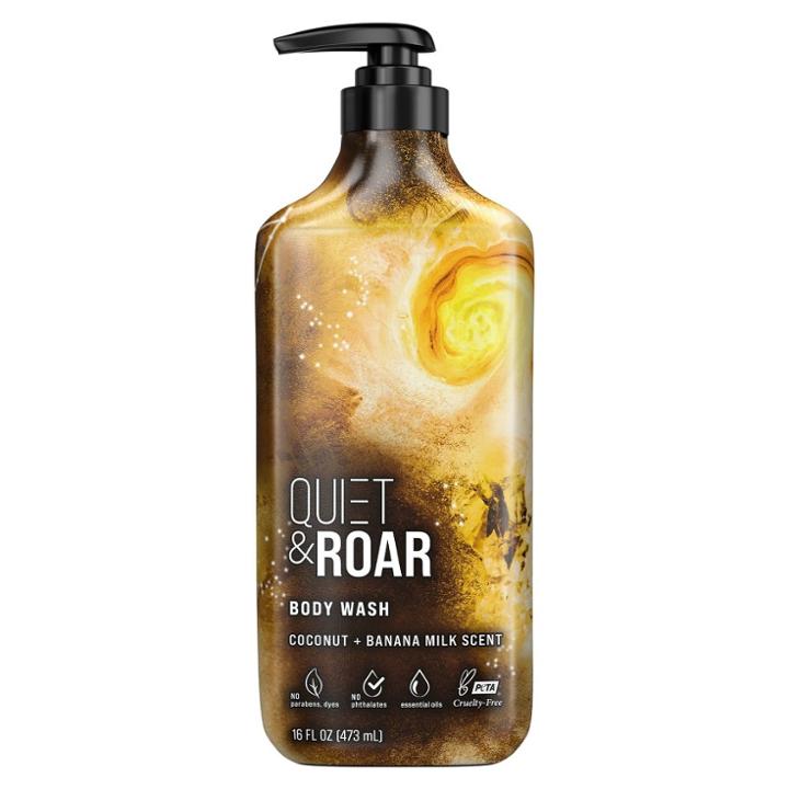 Quiet & Roar Coconut & Banana Body Wash Made With Essential Oils