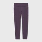 Girls' Cozy Leggings With Pockets - All In Motion Raspberry Purple