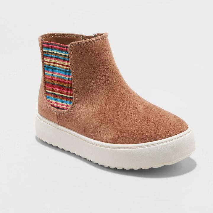 Toddler Girls' Dekotah Sneakers - Cat & Jack Brown