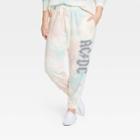 Women's Ac/dc Plus Size Washed Graphic Jogger Pants