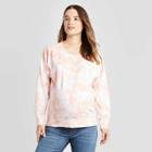 Maternity Tie Dye Pullover - Isabel Maternity By Ingrid & Isabel White