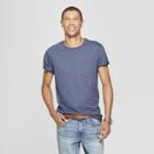 Men's Standard Fit Short Sleeve Novelty Crew T-shirt - Goodfellow & Co Fighter Pilot Blue