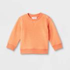 Baby Fleece Pullover Sweatshirt - Cat & Jack Orange