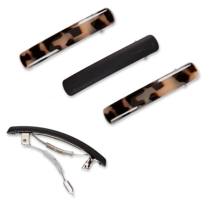 Conair Scunci 5.5cm No Slip Barrette - 4pk, Buff Beige