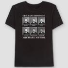 Men's Halloween Michael Myers Short Sleeve Graphic T-shirt - Black