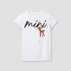 Girls' Disney Bambi Mini Me Short Sleeve Graphic T-shirt - White