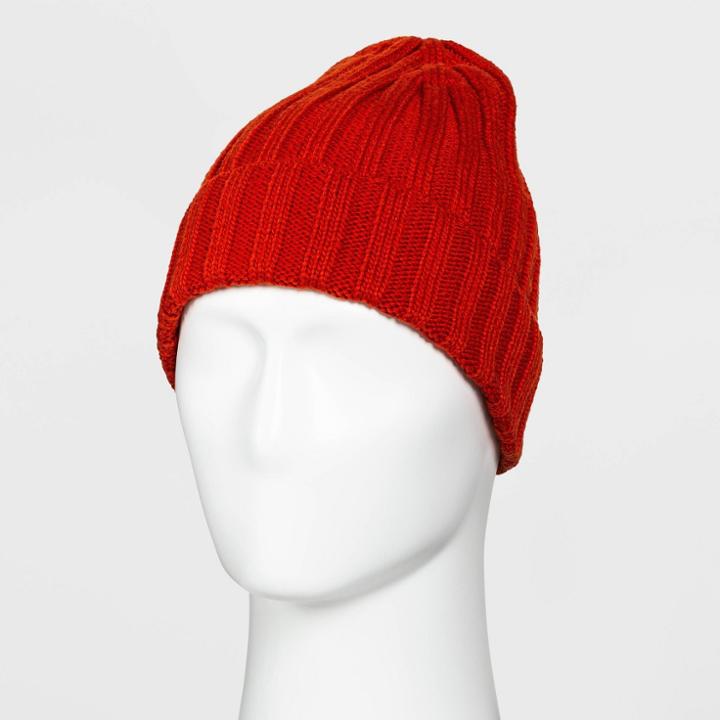 Men's Knit Beanie - Goodfellow & Co Red
