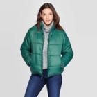 Women's Puffer Jacket - Universal Thread Green