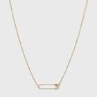 Sugarfix By Baublebar Delicate Pin Pendant Necklace - Gold