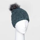 Women's Boucle Lined Beanie - Universal Thread Blue