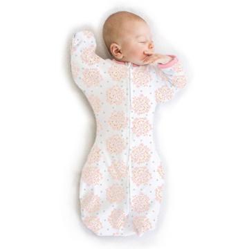 Swaddledesigns Transitional Swaddle Sack Wearable Blanket - Pink Heavenly Floral -