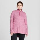 Women's Plus-size 1/2 Zip Pullover - C9 Champion Grapevine Heather