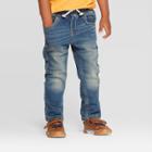 Toddler Boys' Skinny Jeans - Cat & Jack Medium Vintage Wash 12m, Boy's, Blue