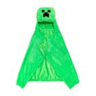Minecraft Creeper Hooded Blanket, One Color
