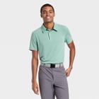 Men's Pique Golf Polo Shirt - All In Motion Turquoise S, Men's,