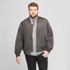 Target Men's Big & Tall Matte Bomber Jacket - Goodfellow & Co Charcoal (grey)
