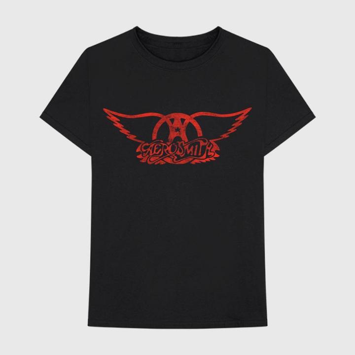 Bravado Men's Aerosmith Short Sleeve Graphic T-shirt - Black