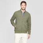 Men's French Terry Bomber Jacket - Goodfellow & Co Late Night Green