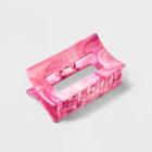 Rectangle Claw Hair Clip - Universal Thread Pink