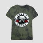 Bravado Men's Guns N' Roses Short Sleeve Graphic T-shirt - Green S, Men's,