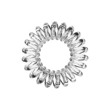 Invisibobble Original Crystal Clear Hair Elastic, Black Clear Gold