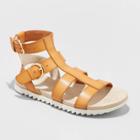 Girls' Ellie Gladiator Sandals - Cat & Jack Cognac